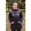 Dámská zimní bunda Lady Warm Camo Heart růžová